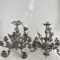 لوستر برنجی 12شاخه
