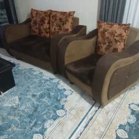 مبلمان راحتی هفت نفره|مبلمان خانگی و میز عسلی|سنگر, |دیوار