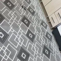 گلیم فرش ۶متری طوسی پرز دارطرح جدیددرحدنو.زیر قیمت