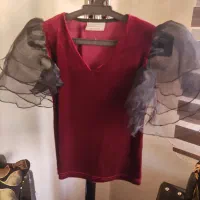 سه عدد بلیز مخمل آستین توری نو