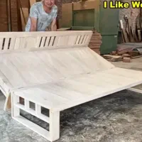 انواع تخت و مصنوعات چوبی