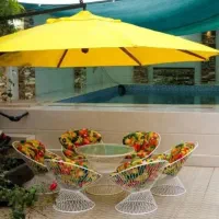 میز و صندلی باغی مدل بامبو