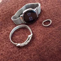 ست ساعت لمسی، دستبند و انگشتر حصیری برند spectrum