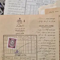برگه ها رونوشت شناسنامه تمبردار گواهی دوره پهلوی|کلکسیون سکه، تمبر، اسکناس|تهران, جوادیه تهرانپارس|دیوار