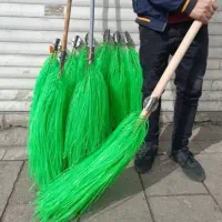 جارو پلاستیکی سبز (پیچ مهره) عمده