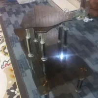 میز جلو مبلی و۳تا گل میز