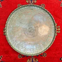 سینی مسی قدیمی قاجاری
