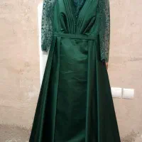 لباس مجلسی سبز فاخر