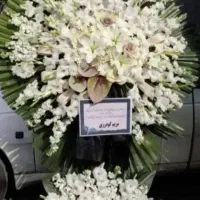 انواع تاج گل ترحیم ، افتتاحیه ، نمایشگاهی|گل و گیاه طبیعی|ری, بازار گل خاوران|دیوار