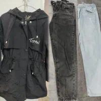 کاپشن پالتو زنانه،شلوار لی زنانه و مردانه،کیف