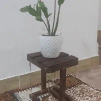 گلدان معلق چوبی