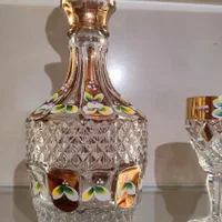 کریستال اصل بوهیما چک آبکاری طلا|ظروف سرو و پذیرایی|تهران, امامت|دیوار
