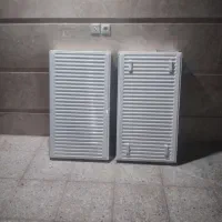 دو عدد رادیاتور ۱متری