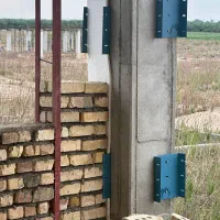 والپست، میلگرد بستر گیره قلاب نبشی .همراه با اجرا|مصالح و تجهیزات ساختمان|گالیکش, |دیوار