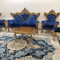 مبل سلطنتی و میز عسلی