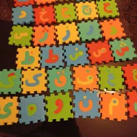 اسباب بازی پازل آموزش الفبا سطل اسباب بازی جاکتاب|اسباب و اثاث بچه|تهران, بهار|دیوار