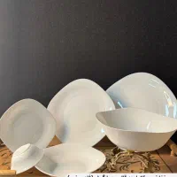 سرویس ۳۲ پارچه ۶ نفره ارکوپال سفید
