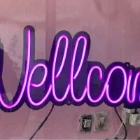تابلو نئون wellcome