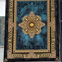 فرش طرح ورسای آبی ۱۲۰۰