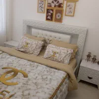 سرویس خواب شامل دو عددپاتختی دراور وکمد لباس|تخت و سرویس خواب|همدان, |دیوار