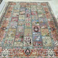 جفت 12متری دستباف طرح خشتی|فرش|کاشمر, |دیوار