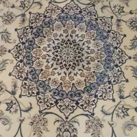 فرش گل ابریشم نایین