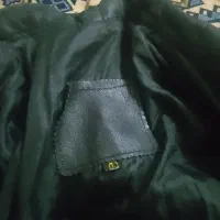 کاپشن چرم اصلی کمری سایزL|لباس|بیجار, |دیوار