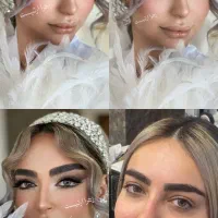 انجام میکاپ و رنگ مو