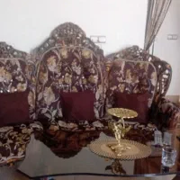 مبل سلطنتی تمام چوب  و میز عسلی|مبلمان خانگی و میز عسلی|بروجرد, |دیوار