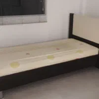 تختخواب یکنفره با تاج و تشک رویا