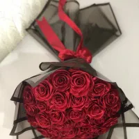 رز قرمز ۲۵شاخه ای زیبا و‌خوش دست|گل مصنوعی|ارومیه, |دیوار