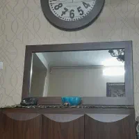 آینه کنسول و ساعت