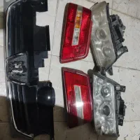 فروش یک جفت چراغ عقب و یک جفت چراغ جلو و باله عقب