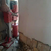 کرگیری وسوراخکاری و کاشت بولت