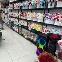 نیرو خانم وارد به گل فروشی