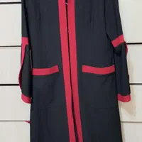 دوعدد مانتو مشکی سایز ۴۲