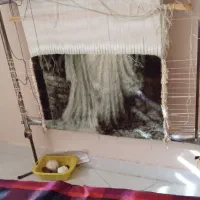 تابلو فرش ماه ودختر نخ ونقشه تبریز بیرقی|تابلو فرش|مشهد, صیاد شیرازی|دیوار