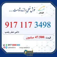 917-100-7004|سیم‌کارت|شیراز, معالی‌آباد|دیوار