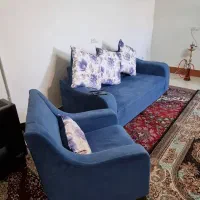 مبل ۷ نفره با کوسن هاش دست دوم|مبلمان خانگی و میز عسلی|بروجرد, |دیوار