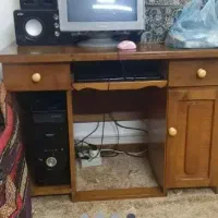 میز کامپیوتر بسیار محکم با چوب راش دارای۳کشو جادار