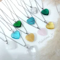 گردنبند لاکت عکس قلبی قلب سنگی چشم نظروقلب مینیمال|بدلیجات|قم, عمار یاسر|دیوار
