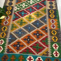 گلیم دست باف|گلیم، جاجیم، گبه|سامان, |دیوار