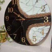 ساعت رزینی|ساعت دیواری و تزئینی|اصفهان, چرخاب|دیوار