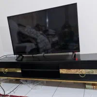 میز تلویزیون مشکی چوبی