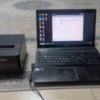 لبتاب وفیش پرینتربابرنامه حسابداری و وایفای