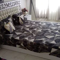 تخت دونفره بادو پاتختی سالم