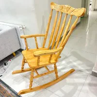 صندلی راک تمام چوب کاملا نوو سالم