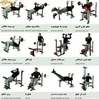 دستگاه بدنسازی ۴۲ کاره با وزنه و دمبل|تجهیزات ورزشی|خورموج, |دیوار