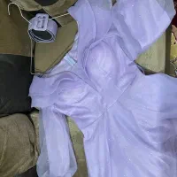 فروش لباس مجلسی عروسکی دخترانه شاین دار
