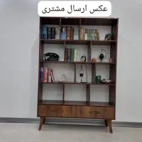 کتابخانه دوکشو پایه دار ارسال رایگان و فوری|کتابخانه، شلف، قفسههای دیواری|تهران, شهرک غرب|دیوار